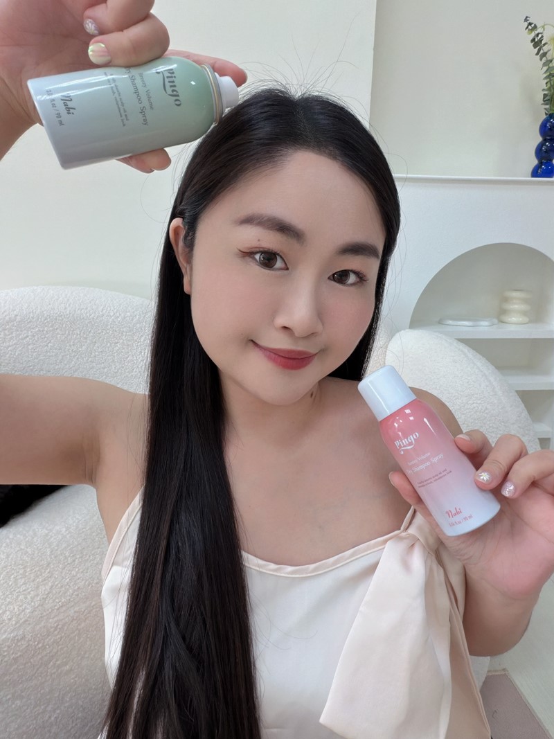女人知己試用大隊,口碑行銷,部落客行銷,Pingo Nabi 清香煥髮乾洗噴霧 乾洗髮,一噴清爽,三秒蓬鬆,不卡粉,輕巧小瓶身,台灣品工,Pingo,台灣製造,SimplytheBest,nabi系列,辣⽊籽,髮品,維他命E,維他命B5,辣木籽,乾爽